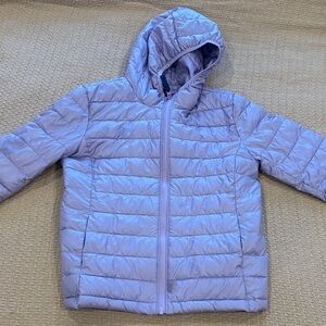 Primary Lavender Puffer Jacket for Kids